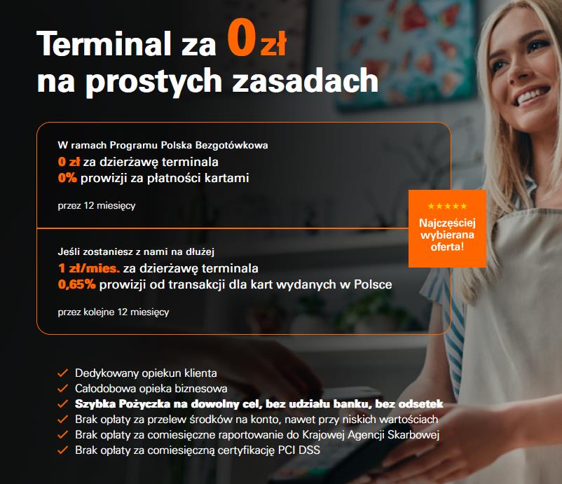 Terminal za 0 zł — POLCARD from Fiserv